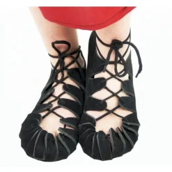 Leonardo Carbone Sandales Iron Age Pour Enfants Noir