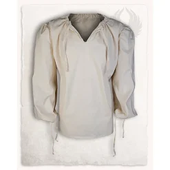 Mytholon Shirt De Pirate Crème Rafael -Vêtements Viking Soldes Magasin shirt de pirate creme rafael 2