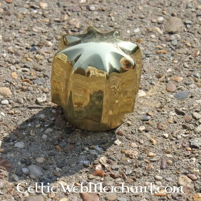 Tête De Masse D'armes, En Laiton 3 Tête De Masse D'armes, En Laiton