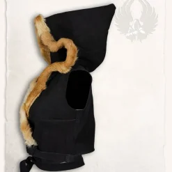 Mytholon Top En Cuir Jetta, Noir -Vêtements Viking Soldes Magasin top en cuir jetta noir 2