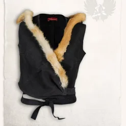 Mytholon Top En Cuir Jetta, Noir