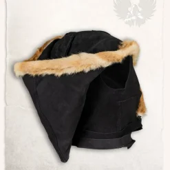 Mytholon Top En Cuir Jetta, Noir -Vêtements Viking Soldes Magasin top en cuir jetta noir 4