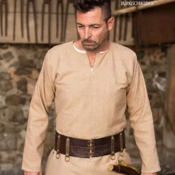 Burgschneider Tuniek Erik, Zand -Vêtements Viking Soldes Magasin tuniek erik zand 2