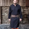 Burgschneider Tunique Ekwin, Noir -Vêtements Viking Soldes Magasin tunique ekwin noir