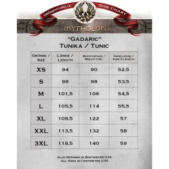 Mytholon Tunique Gadaric, Crème -Vêtements Viking Soldes Magasin tunique gadaric creme 3