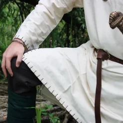 Leonardo Carbone Tunique Historique Avec Doublure Authentique, Crème -Vêtements Viking Soldes Magasin tunique historique avec doublure authentique creme 2