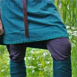 Leonardo Carbone Tunique Historique Avec Doublure Authentique, Vert -Vêtements Viking Soldes Magasin tunique historique avec doublure authentique vert 2