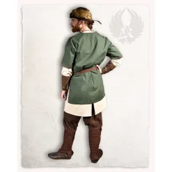 Mytholon Tunique Médiévale Sigbert, Vert -Vêtements Viking Soldes Magasin tunique medievale sigbert vert 3