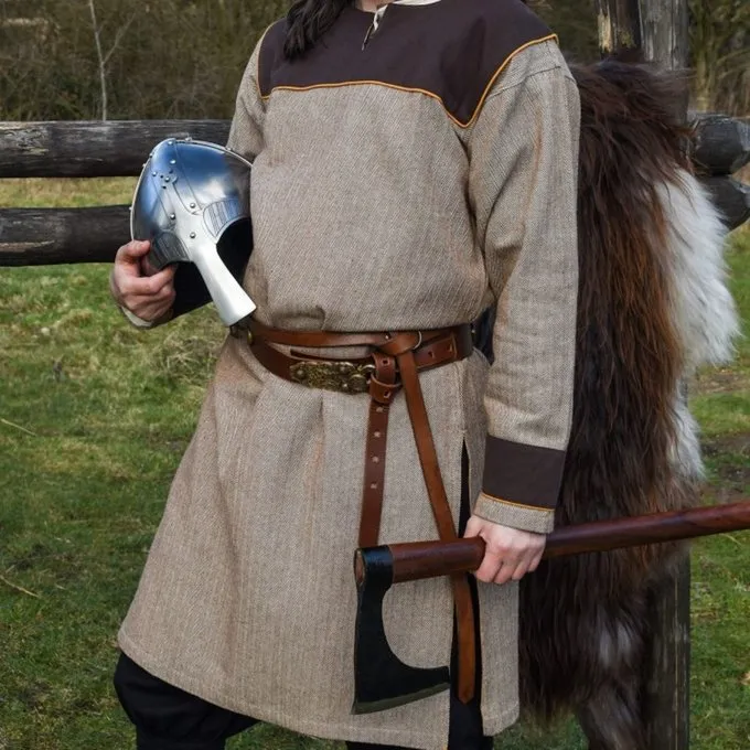 Tunique Thorsberg Motif à Chevrons, Marron 7 Tunique Thorsberg Motif à Chevrons, Marron – Image 5