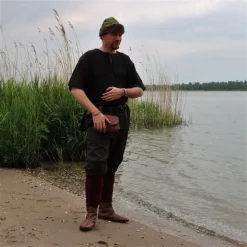 Leonardo Carbone Tunique Uhtred, Marron -Vêtements Viking Soldes Magasin tunique uhtred marron 2