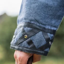 Leonardo Carbone Tunique Viking Farulfr, Bleu-gris -Vêtements Viking Soldes Magasin tunique viking farulfr bleu gris 5