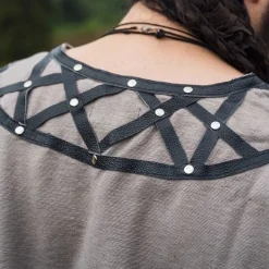 Leonardo Carbone Tunique Viking Farulfr, Sable -Vêtements Viking Soldes Magasin tunique viking farulfr sable 3