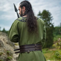 Leonardo Carbone Tunique Viking Farulfr, Verte 11 Leonardo Carbone Tunique Viking Farulfr, Verte -Vêtements Viking Soldes Magasin tunique viking farulfr verte 3