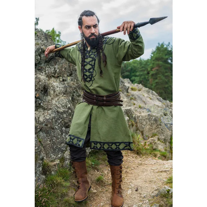 Leonardo Carbone Tunique Viking Farulfr, Verte 3 Leonardo Carbone Tunique Viking Farulfr, Verte