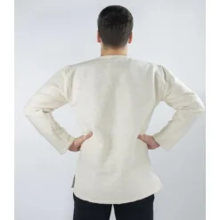Leonardo Carbone Tunique Viking Hans, Naturel -Vêtements Viking Soldes Magasin tunique viking hans naturel 4