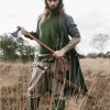 Leonardo Carbone Tunique Viking Hans, Verte -Vêtements Viking Soldes Magasin tunique viking hans verte