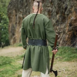 Leonardo Carbone Tunique Viking Loup Fenrir, Vert 11 Leonardo Carbone Tunique Viking Loup Fenrir, Vert -Vêtements Viking Soldes Magasin tunique viking loup fenrir vert 3