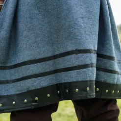 Leonardo Carbone Tunique Viking Rollo, Bleu-gris 13 Leonardo Carbone Tunique Viking Rollo, Bleu-gris -Vêtements Viking Soldes Magasin tunique viking rollo bleu gris 5