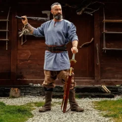 Leonardo Carbone Tunique Viking Torsten, Bleu 12 Leonardo Carbone Tunique Viking Torsten, Bleu -Vêtements Viking Soldes Magasin tunique viking torsten bleu 4