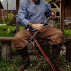 Leonardo Carbone Tunique Viking Torsten, Bleu 13 Leonardo Carbone Tunique Viking Torsten, Bleu -Vêtements Viking Soldes Magasin tunique viking torsten bleu 5