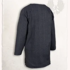 Mytholon Tunique Viking Tronde, Motif à Chevrons, Bleu -Vêtements Viking Soldes Magasin tunique viking tronde motif a chevrons bleu 3