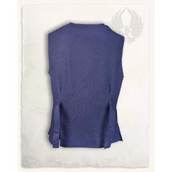 Mytholon Vest De Pirate Fletcher, Bleu -Vêtements Viking Soldes Magasin vest de pirate fletcher bleu 2