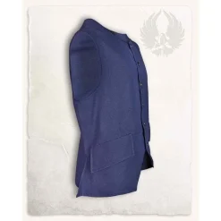 Mytholon Vest De Pirate Fletcher, Bleu -Vêtements Viking Soldes Magasin vest de pirate fletcher bleu 4