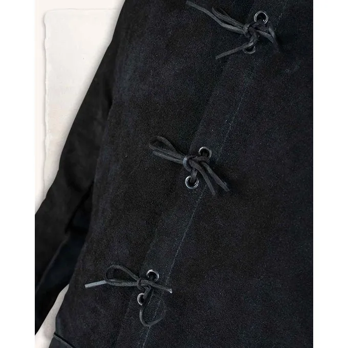 Mytholon Veste En Daim Du 17ème Siècle Tilly, Noir (buffle) 6 Mytholon Veste En Daim Du 17ème Siècle Tilly, Noir (buffle) – Image 4