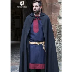 Burgschneider Veste Hibernus, Noir -Vêtements Viking Soldes Magasin veste hibernus noir 2