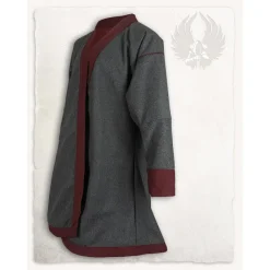 Mytholon Viking Caftan Rasoul, Laine, Gris -Vêtements Viking Soldes Magasin viking caftan rasoul laine gris 3