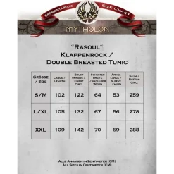 Mytholon Viking Caftan Rasoul, Laine, Vert 11 Mytholon Viking Caftan Rasoul, Laine, Vert -Vêtements Viking Soldes Magasin viking caftan rasoul laine vert 4