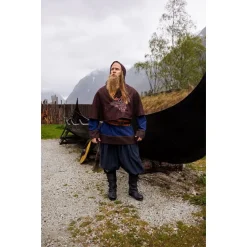 Leonardo Carbone Viking Chaperon Bjomolf, Brown -Vêtements Viking Soldes Magasin viking chaperon bjomolf brown 2