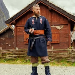 Leonardo Carbone Viking Tunique Hugin & Munin, Noir