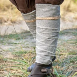 Epic Armoury Viking Winingas Herringbone Motif, Gris Clair