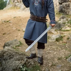 Leonardo Carbone Viking Winingas Herringbone Motif Halfdan, Naturel -Vêtements Viking Soldes Magasin viking winingas herringbone motif halfdan naturel 5